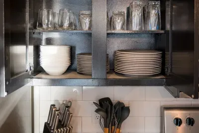 Arrive to a spotless start with clean plates and glasses, ready and waiting for your enjoyable stay