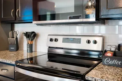 Clean Coffee and Kitchen area