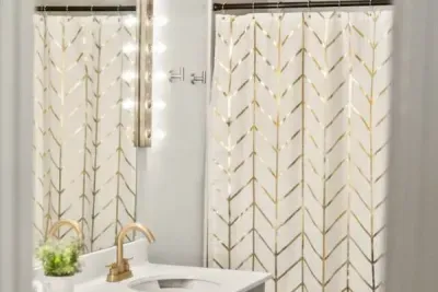 large walk in master shower.