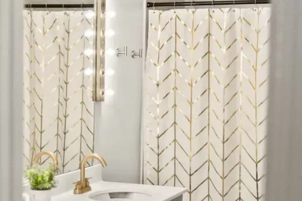 large walk in master shower.