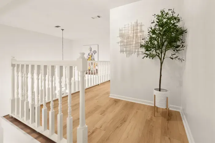 Design in the upstairs walkway to the Guest suite.