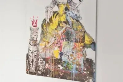 Vibrant artwork.