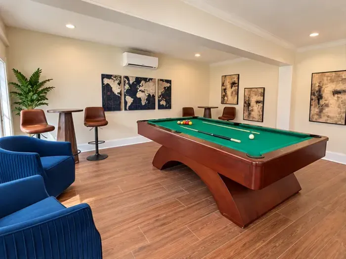 'Man Cave' in a separate space next to the pool with 65" TV for the big games!