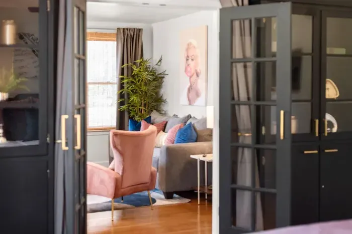 View from the Guest Suite just outside the Living area.