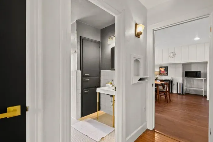 View from the hallway.