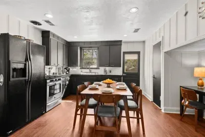 Spacious kitchen area great for cooking with loved ones!