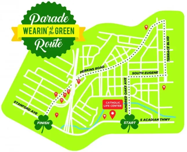 A few blocks away from the annual St Patrick's Day parade!