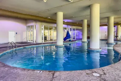 The indoor pool is great for relaxing and not having to worry to sunscreen.