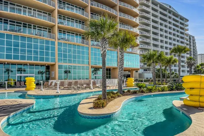 Relax while floating and listening to music.