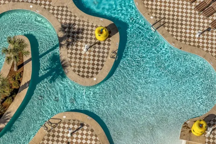 Actual balcony views from directly below.