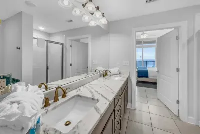 Luxury dual vanity
