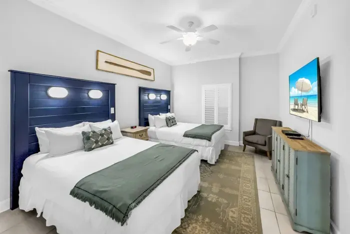 The kiddos love watching their favorite movie while relaxing in these fun and comfortable beds.