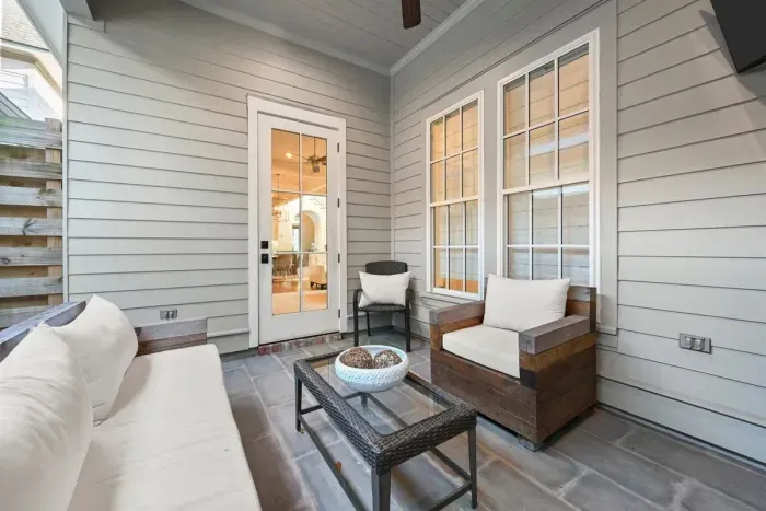 Grill up some bbq or just hang out and watch the game on the outdoor patio