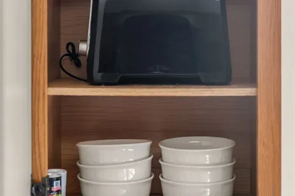 Well-appointed kitchen promises an enjoyable and fun-filled cooking experience.