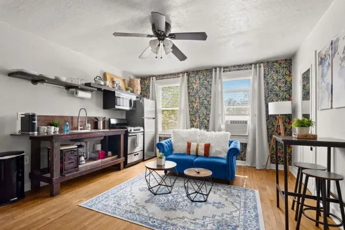 Enjoy a wonder place to relax and hangout while watching TV in the Living Room.