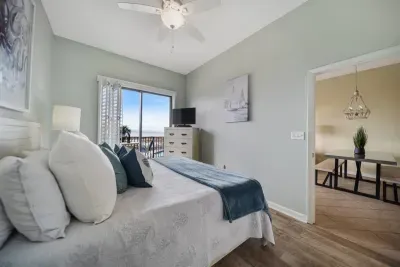 Ocean views and balcony access from the master suite!