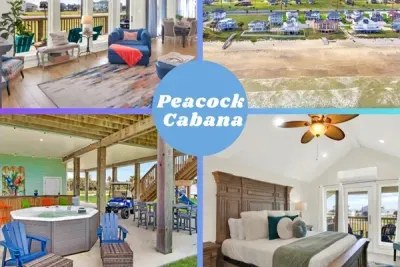 Welcome to the Peacock Cabana at Indian Beach, a premium Galveston experience for the whole family!