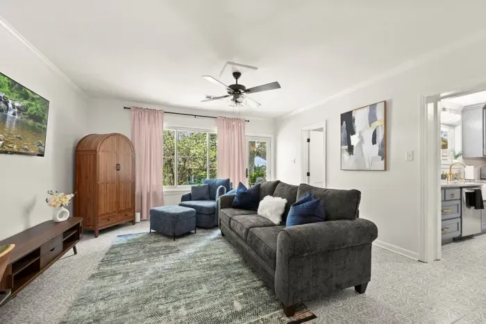 Living Room: Relax in style with vibrant decor and light-filled views! Perfect for unwinding!