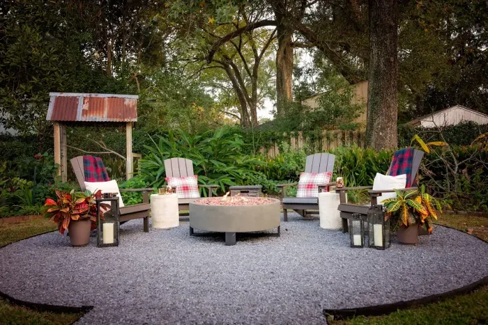 “Unwind in this serene garden setting — ideal for morning coffee, late-night talks, or a peaceful escape.”