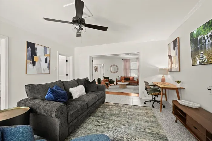 Living Room: Stylish space with vibrant decor, perfect for relaxation and socializing!