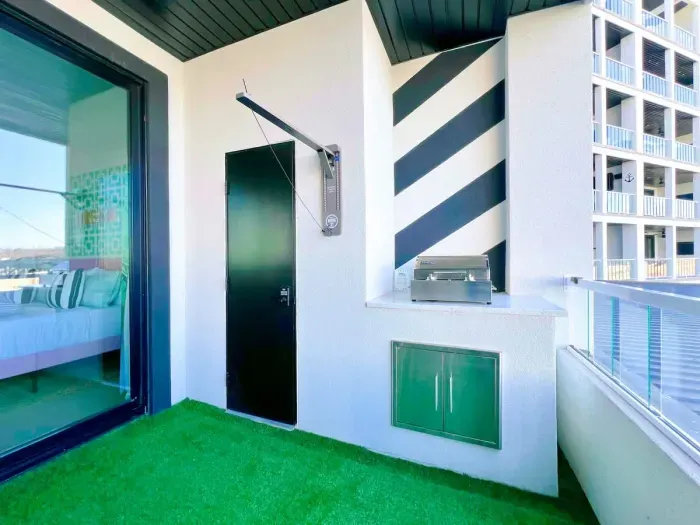 An outdoor electric grill so you can cook outdoor & enjoy fun in the sun ☀️