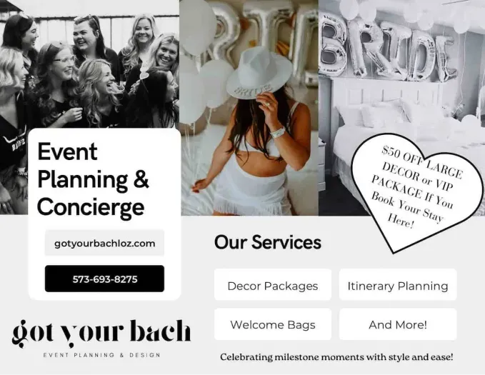 We collab with Got Your Bach! Contact them for more info 