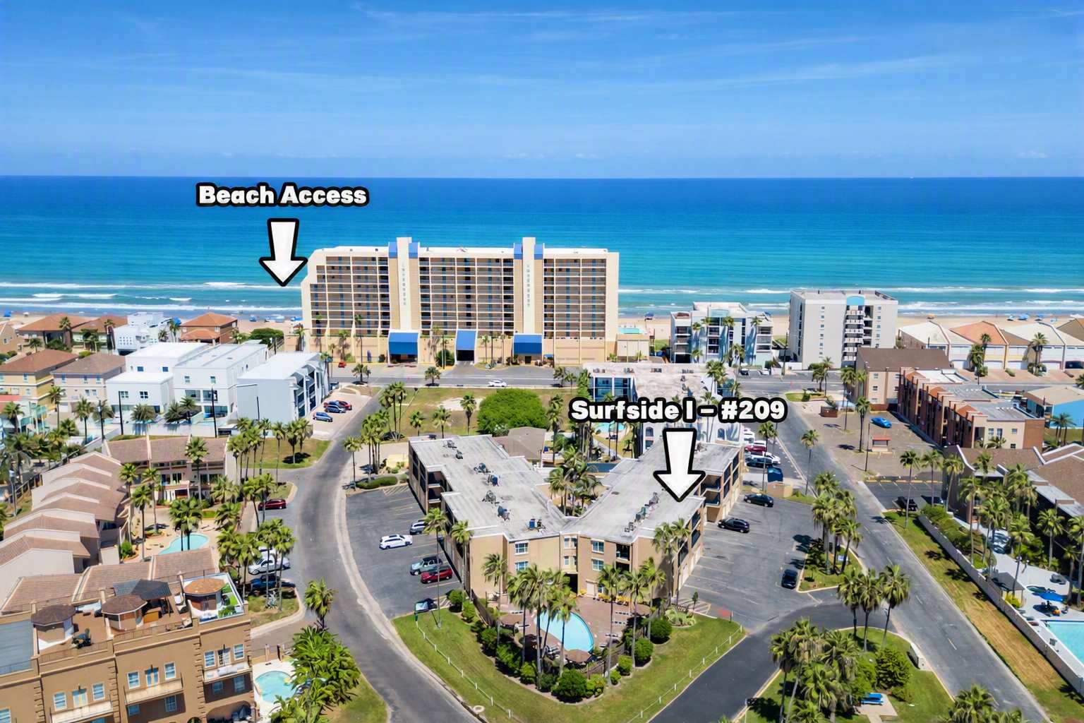 2BR Half Block to Beach, Garage, Heated Pool