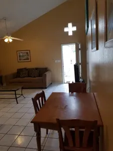 if you walked down the hall from bedroom to front door you'd see this...