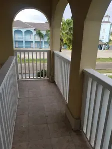 another shot upstairs of patio side if you walked out front door of #3 upstairs