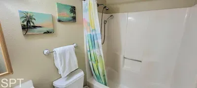 A well‑maintained bathroom designed for comfort, showcasing a clean vanity, organized essentials, and fresh towels, giving guests a bright, functional space to prepare for the day or relax after exploring, with everything easy to access.