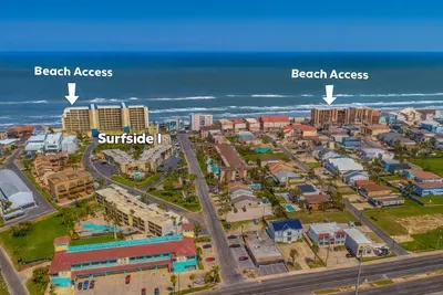 Stay at Surfside I and enjoy unbeatable beach access in two directions! This prime spot puts you steps from the sand, close to restaurants, shops, and island fun. Experience the ultimate coastal getaway from this central location.