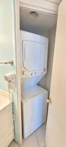 stackable washer & dryer in this two bedroom