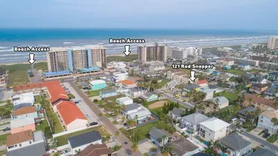 Escape to 121 Red Snapper, your perfect beach retreat! Just steps from South Padre Island’s beautiful shores with easy beach access, this modern coastal home offers comfort, convenience, and stunning ocean views for an unforgettable stay.