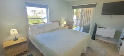 Your master bedroom leads out to your private balcany!