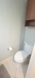 First level half bath.