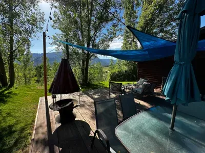 Deck views and sunny skies.
