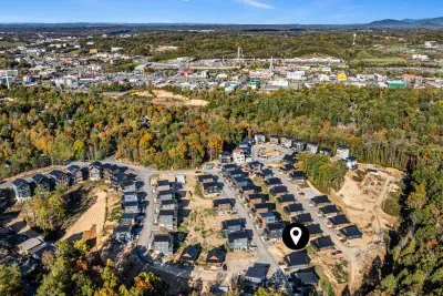 drone shot