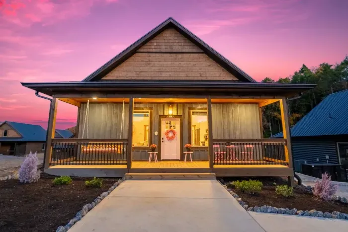 Golden hour looks good on this getaway