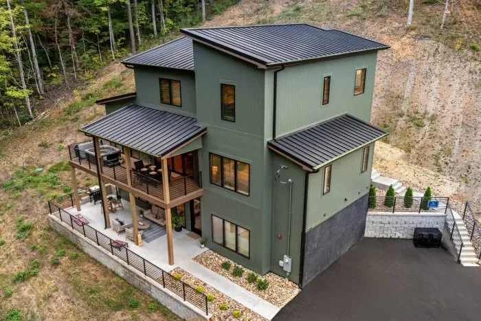 Exterior view: View of parking