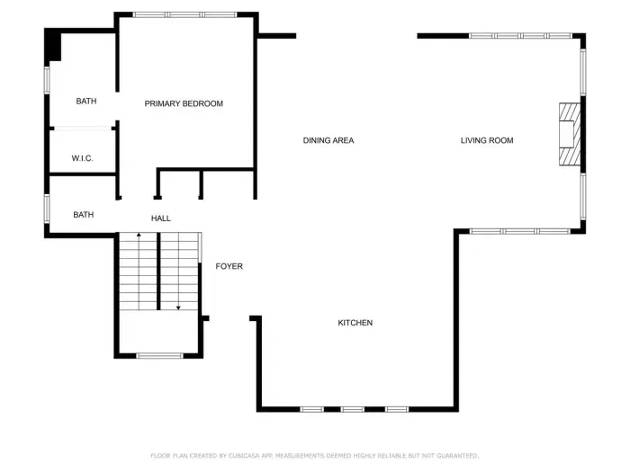 Main level floor plan