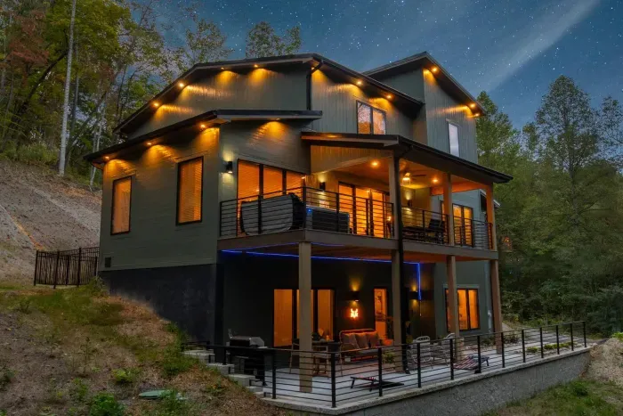 Cozy up inside or take in the mountain air