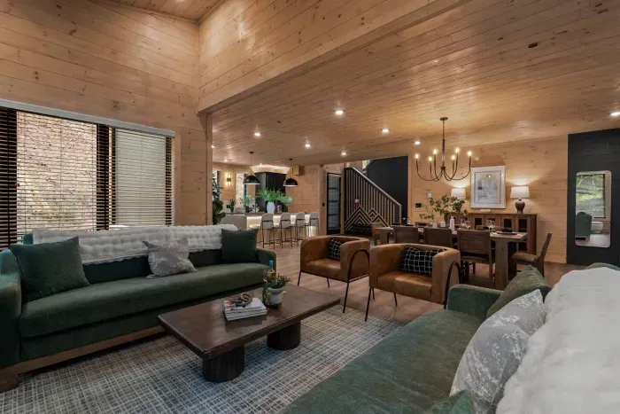 Gather around — whether it’s at the dining table, kitchen island, or by the fire, every space feels like home.