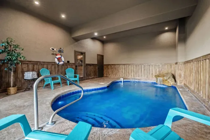 Large family size pool.