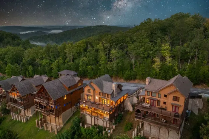 Starry night in the Smoky Mountains.