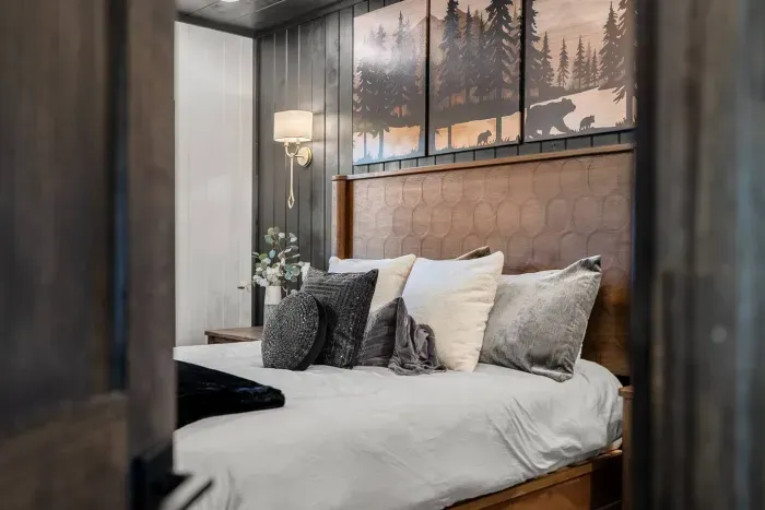 Inviting entrance to the master