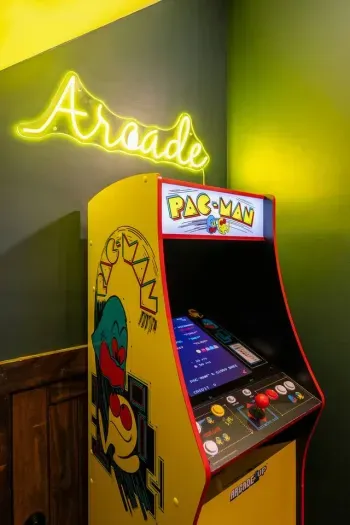 Neon lights + Pac-Man nights.