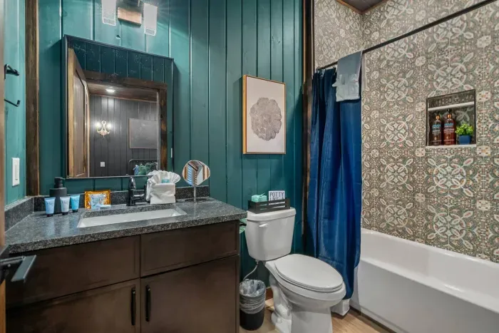 A beautifully appointed bathroom for easy stays