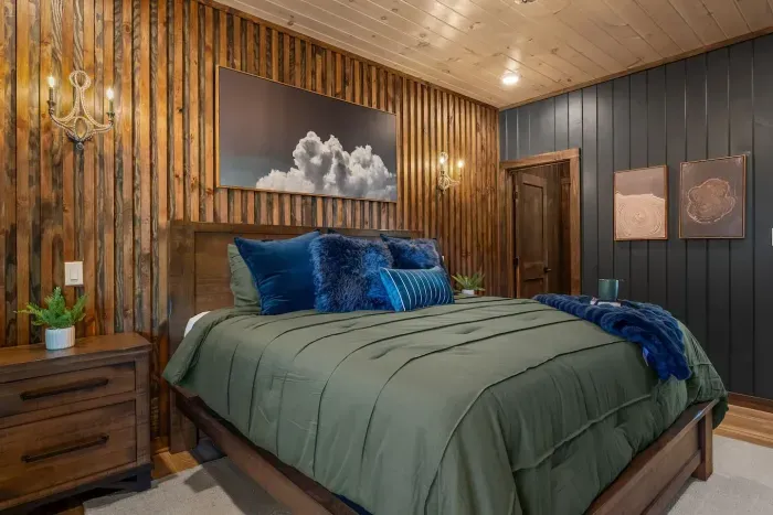 Master suite designed for comfort and style.