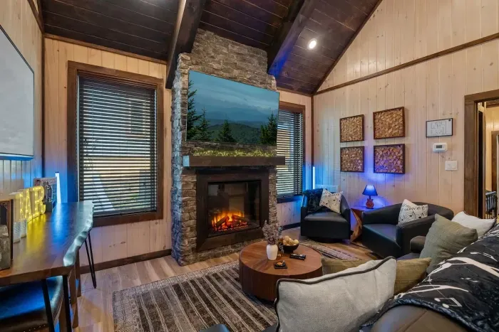 Your perfect sit-and-sip spot—complete with subtle musical touches