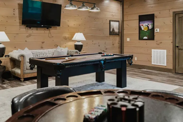 This space is ready for game night!